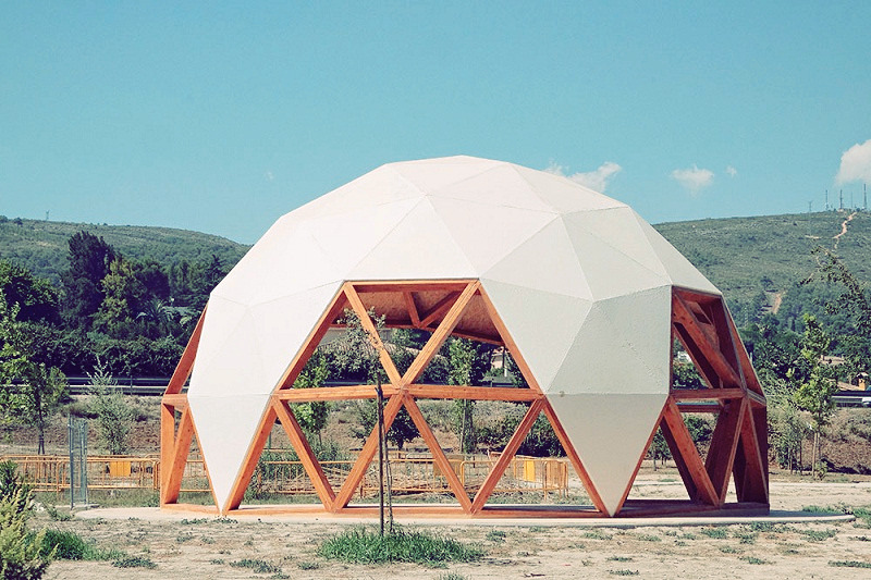 Geodesic Dome a maker faire project of 2018